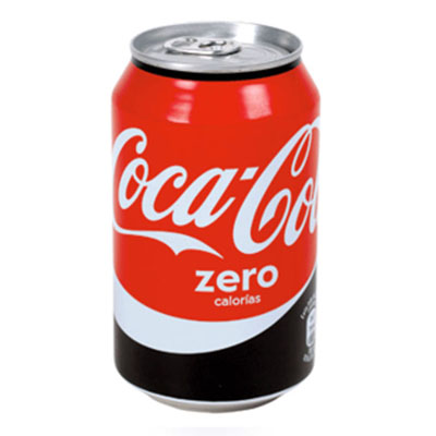 lata de coca-cola zero