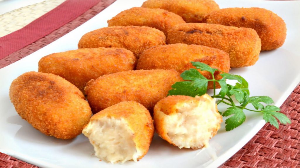 croquetas de pollo ó jamón