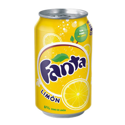 lata de fanta limón